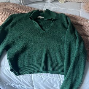 La Hearts green sweater